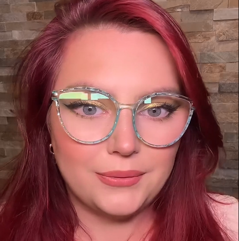 Sabr Round Blue Glasses