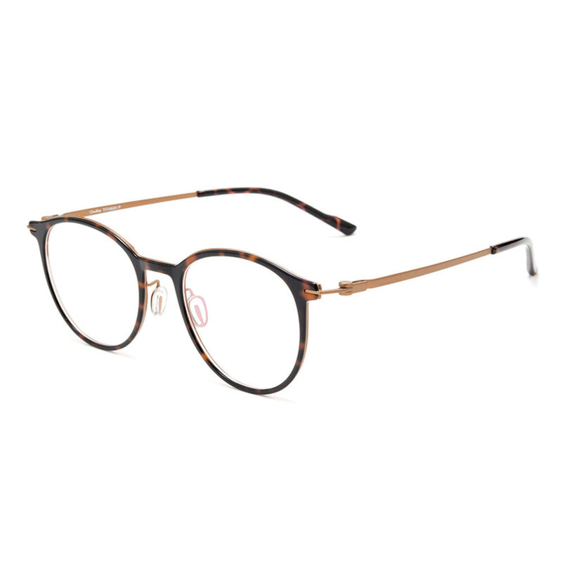 Eliot Round Tortoise Glasses