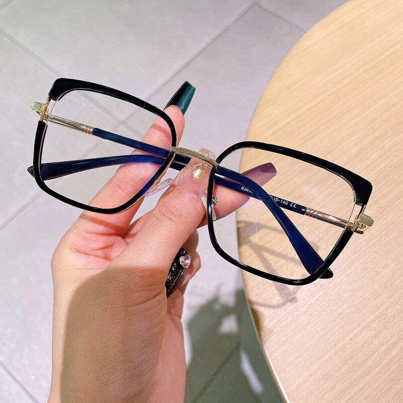 Occhiali da Vista  Clareiee Cat Eye Nero