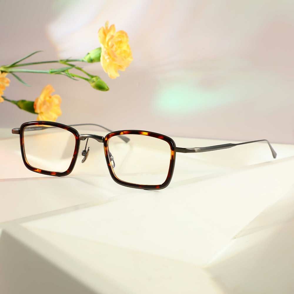 Lunettes de Vue Chester Rectangle Écaille