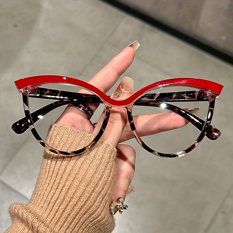 Bing Cat Eye Red Glasses