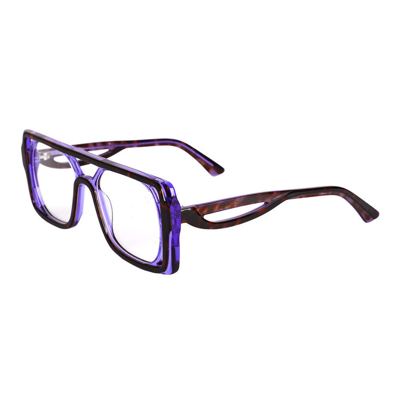 Richardso Aviator Purple Glasses