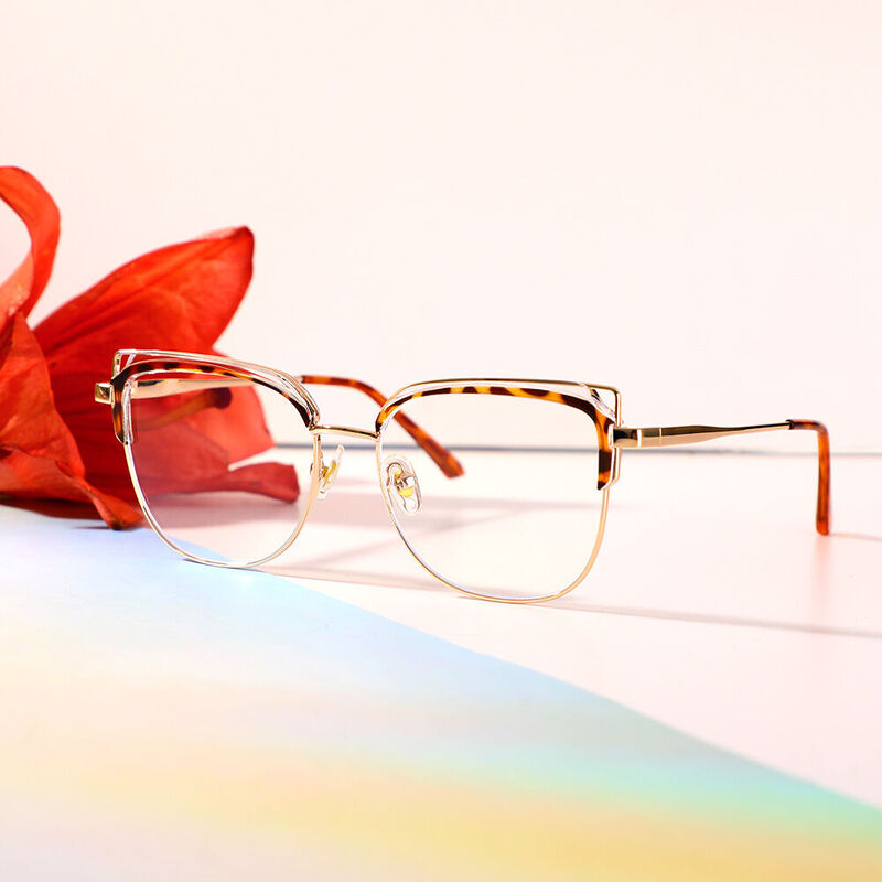 Tracy Cat Eye Tortoise Glasses