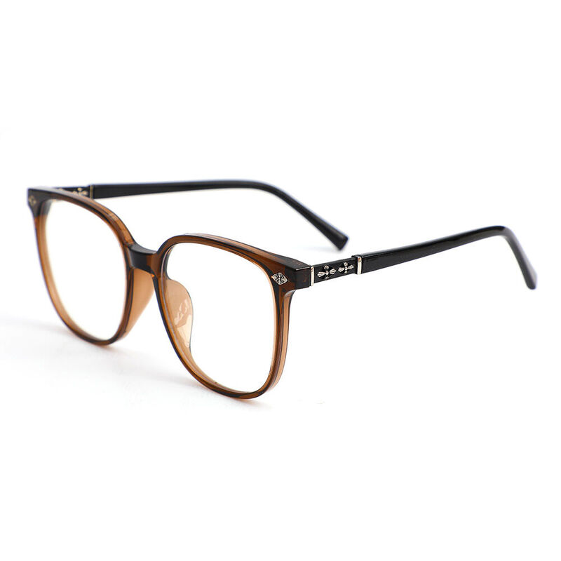 Marshall Square Brown Glasses
