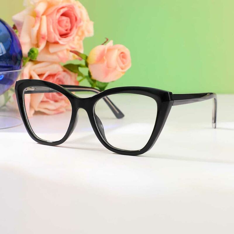 Occhiali da Vista Xenia Cat Eye Nero