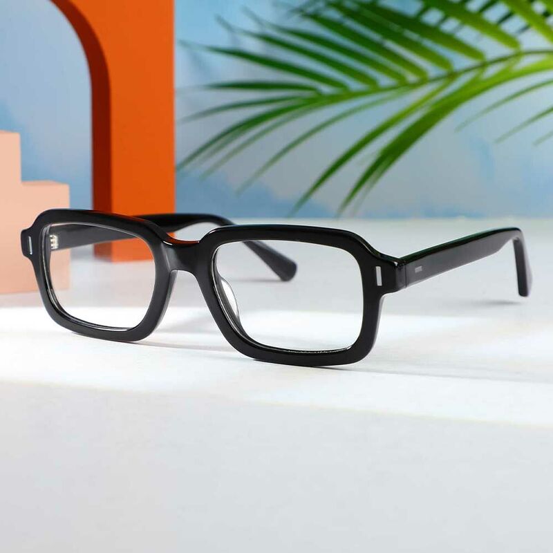 Occhiali da Vista Gloria Rettangolare Nero