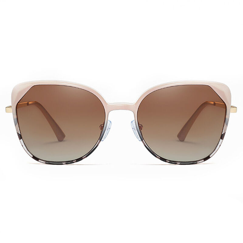 Stroll Cat Eye Brown Leopard Glasses