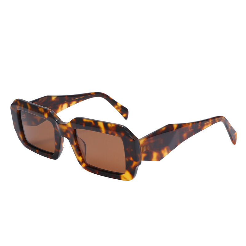Drift Rectangle Tortoise Sunglasses