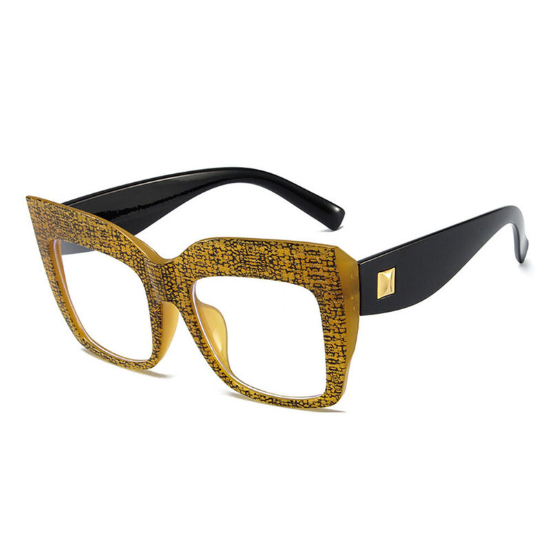 Beaufort Cat Eye Yellow Glasses