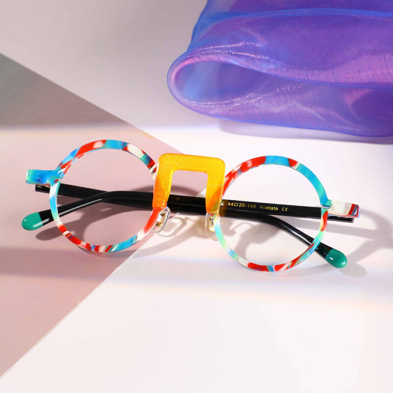 Childe Round Multicolor Glasses