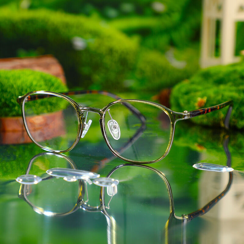 Truda Square Green Glasses