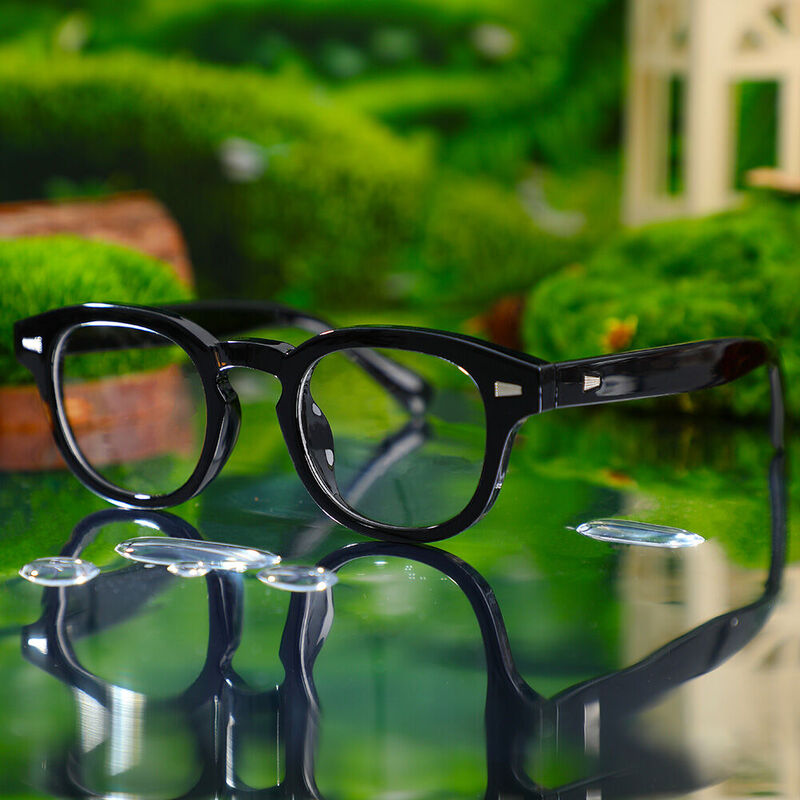 Lucien Square Black Glasses
