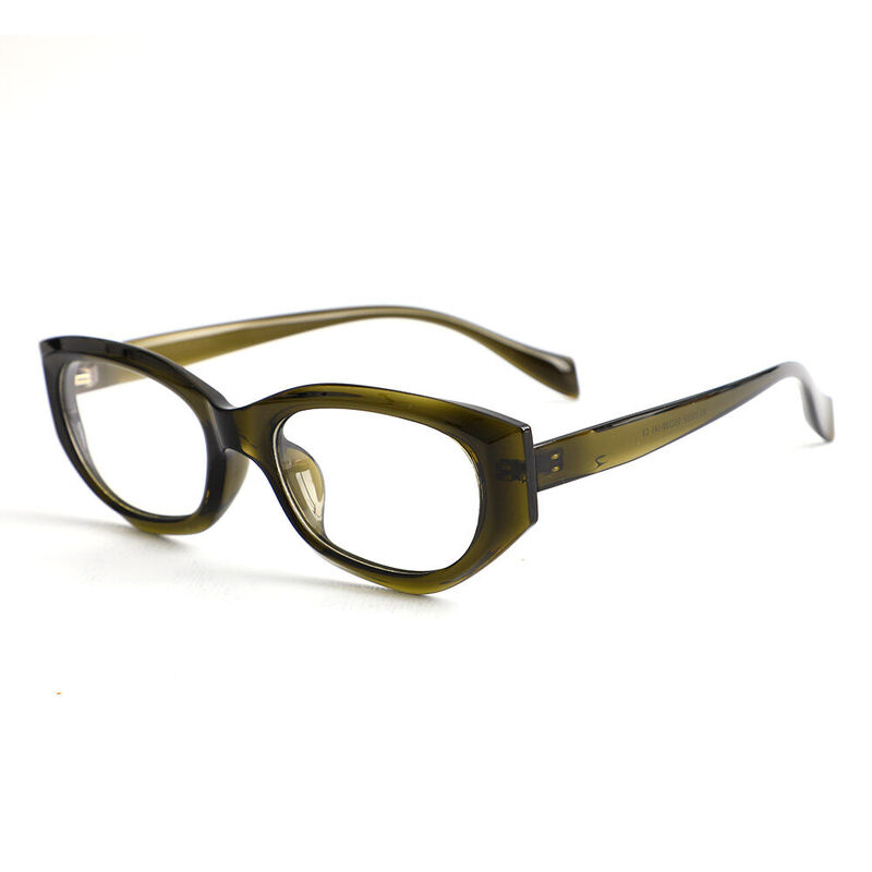 Vita Cat Eye Green Glasses