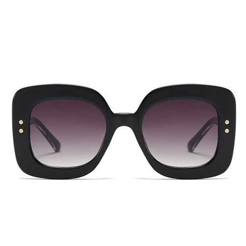 Lucy Square Black Sunglasses