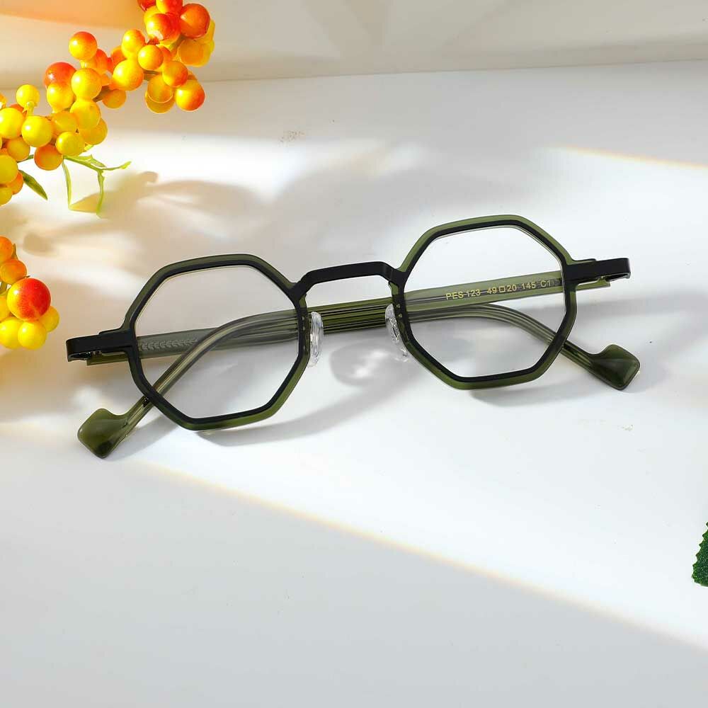 Esther Geometrische Schwarze Brille