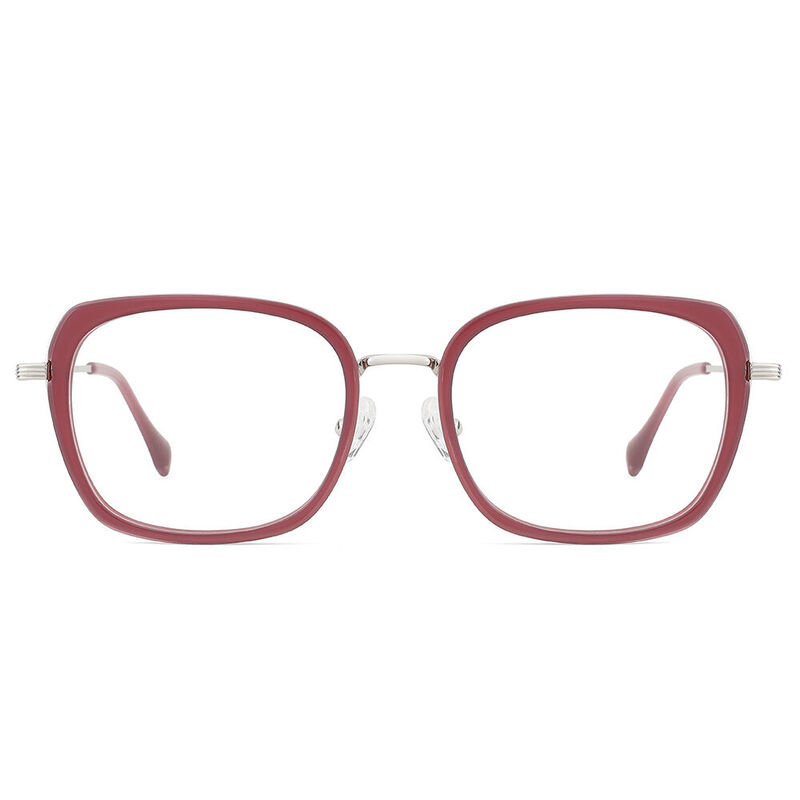 Laurance Square Red Glasses