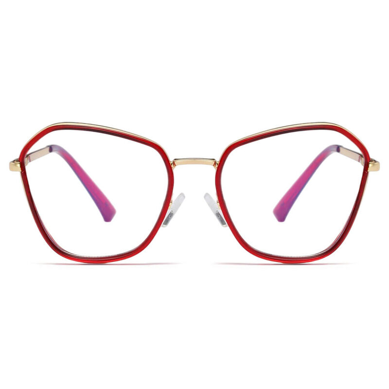 Dayna Cat Eye Red Glasses