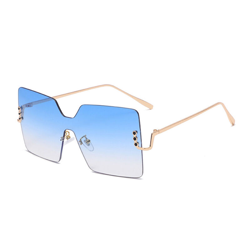 Occhiali da sole Chroma Quadrato Blu