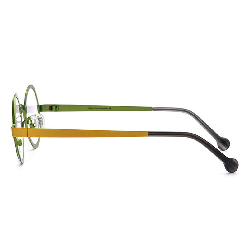 Byron Runde Gelbe Brille