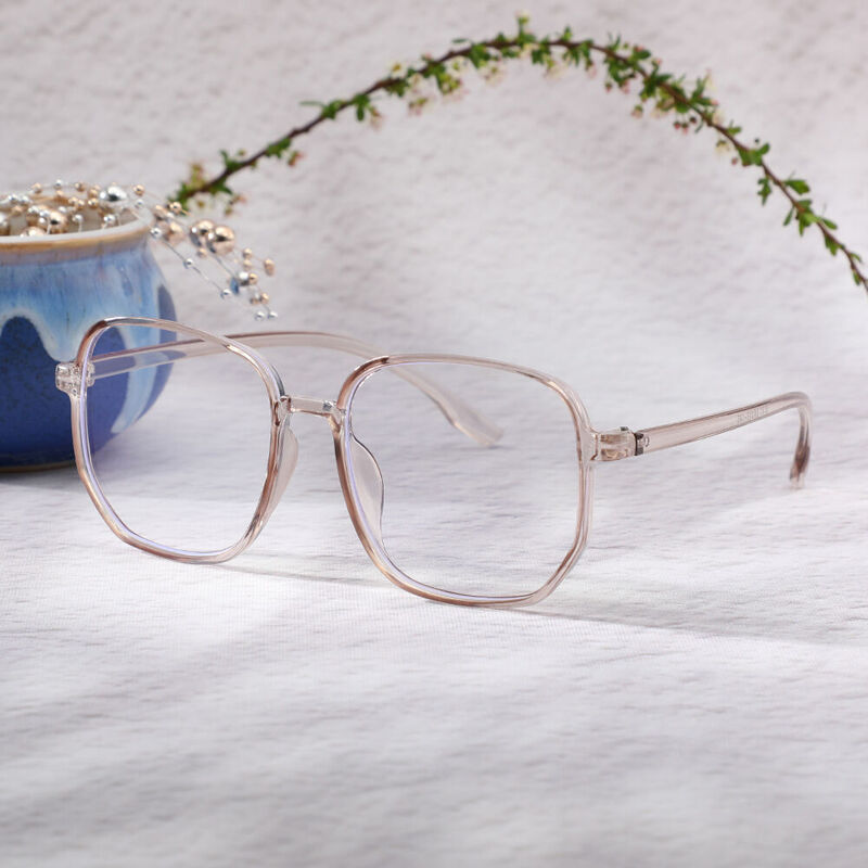 Katrine Geometric Gray Glasses