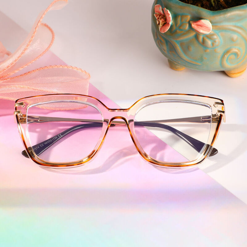 Henriets Cat Eye Tortoise Glasses