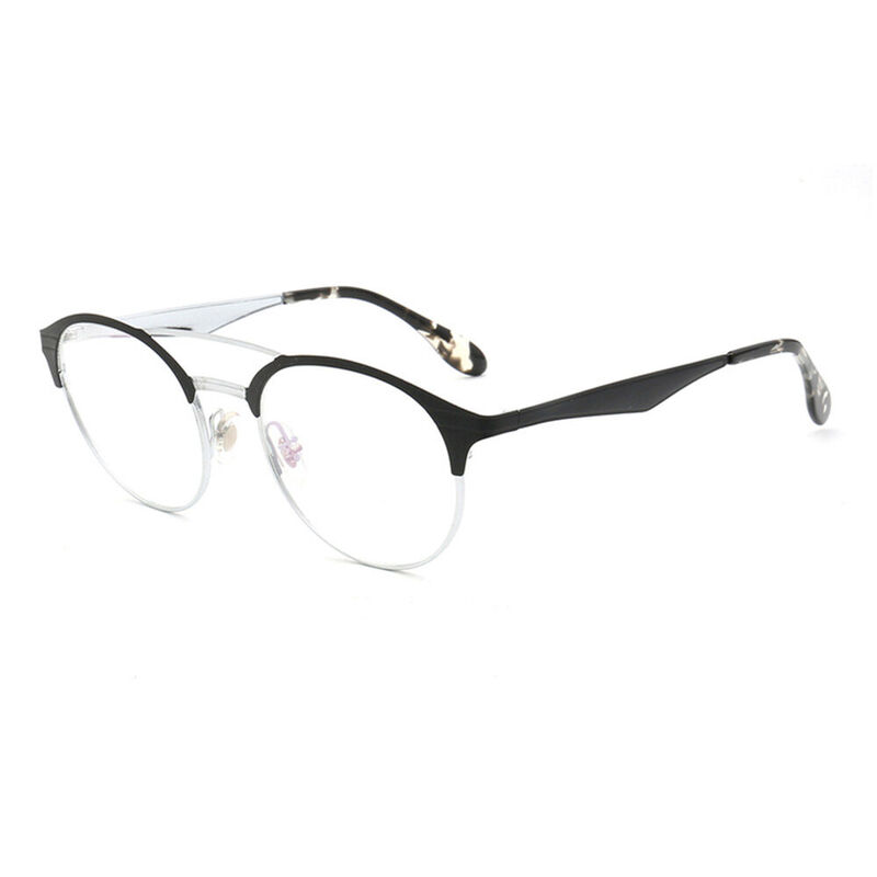 Lunettes de Vue Addison Aviator Argent