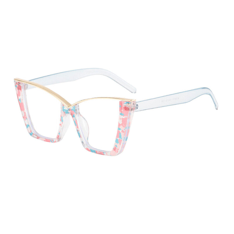 Oswald Cat Eye Pink Glasses