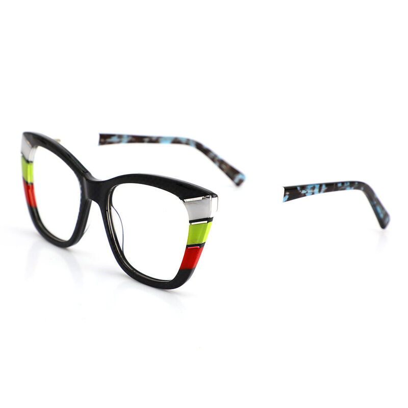 Andrew Cat Eye Black Glasses