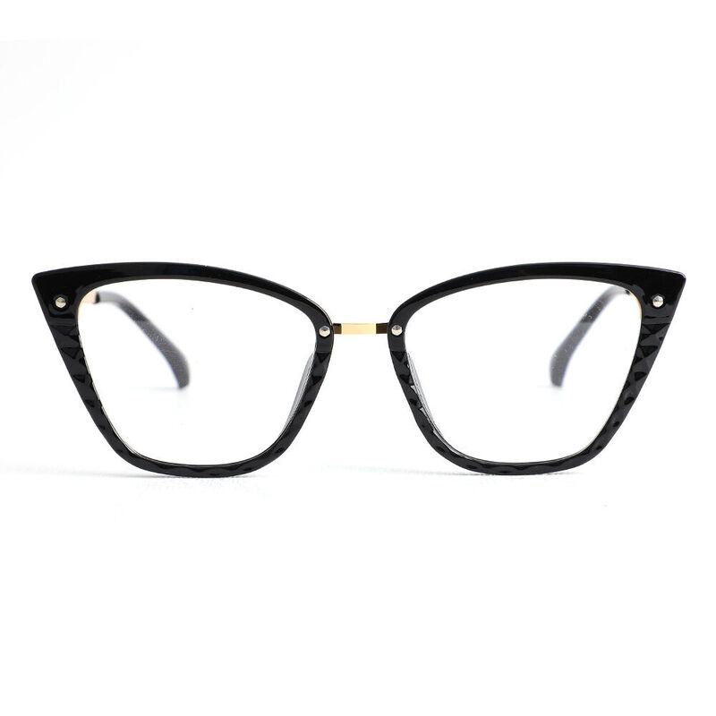 Occhiali da Vista Daphne Cat Eye Nero