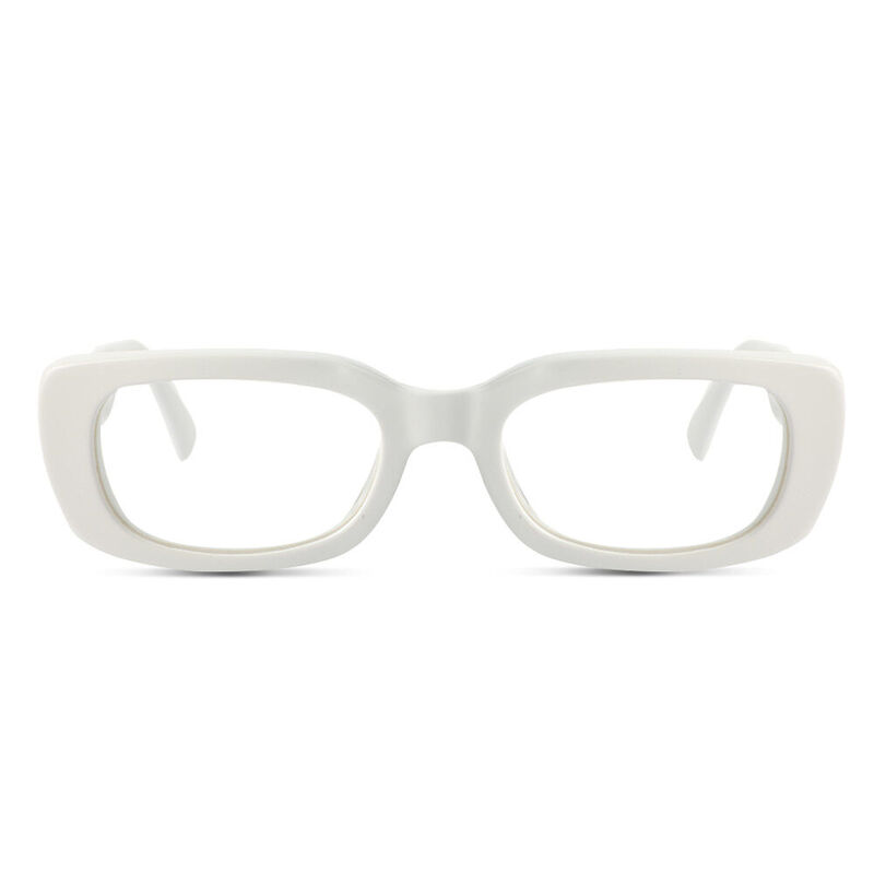 Occhiali da Vista Letitia Rettangolare Bianco