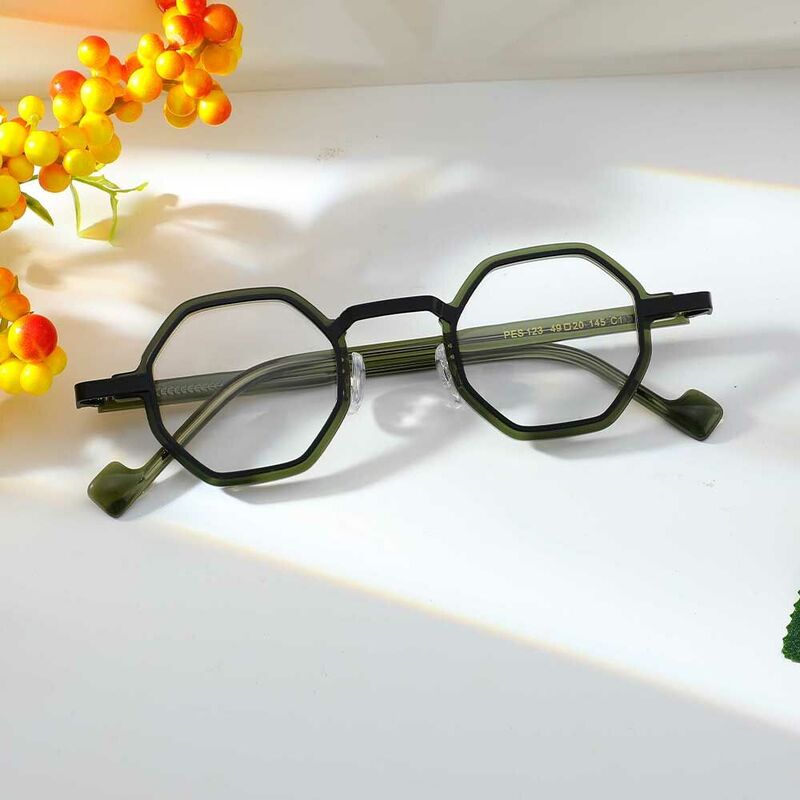 Esther Geometrische Schwarze Brille