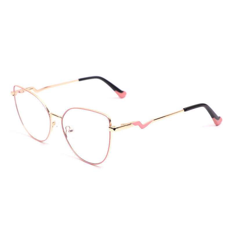 Maltz Cat Eye Gold Glasses