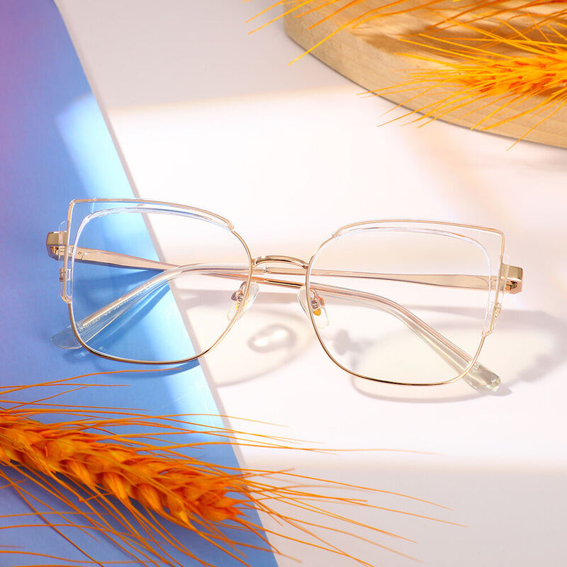 Beniene Cat Eye Clear Glasses