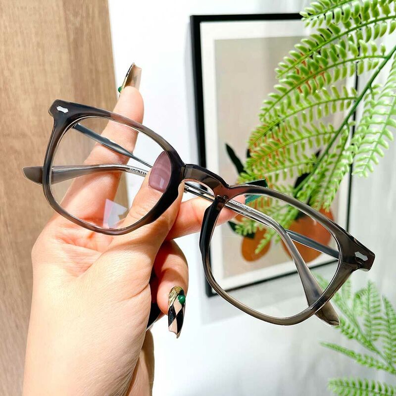 Pepys Square Brown Glasses