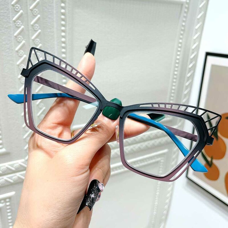 Eisenhowe Cat Eye Black Glasses