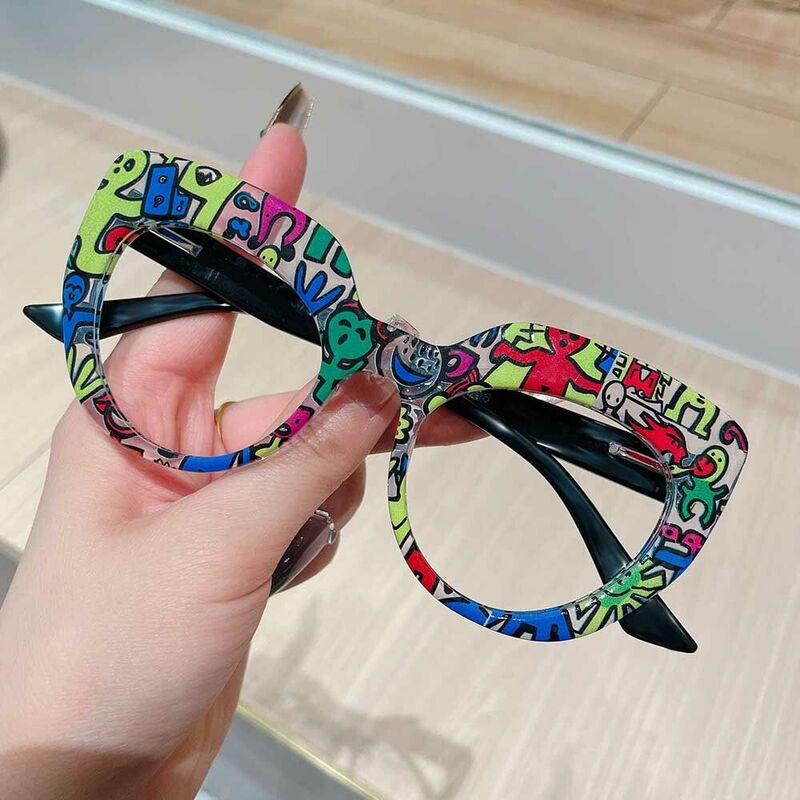Lunettes de Vue Clyde Cat Eye Vert