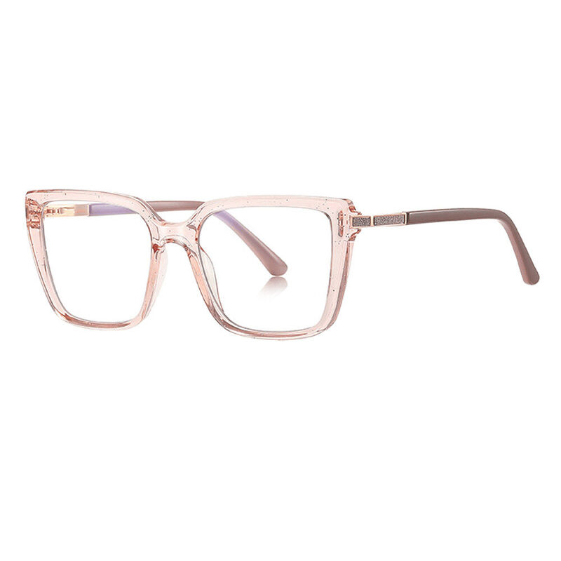 Jamie Quadratische Rosa Brillen