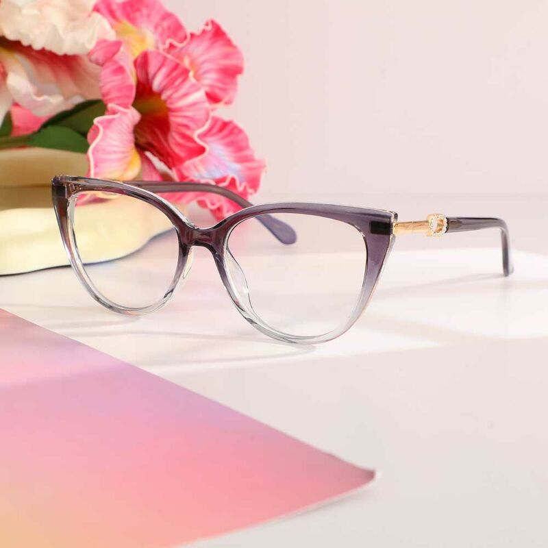 Gafas Graduadas Tipo 'Cat Eye' Naranjas Bridget