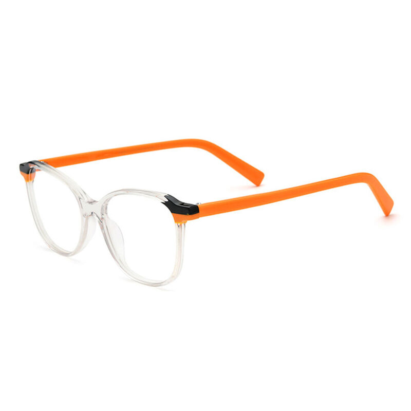 Wilmot Oval Orange Glasses