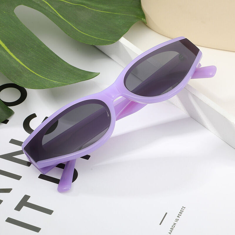 Storm Cat Eye Purple Sunglasses