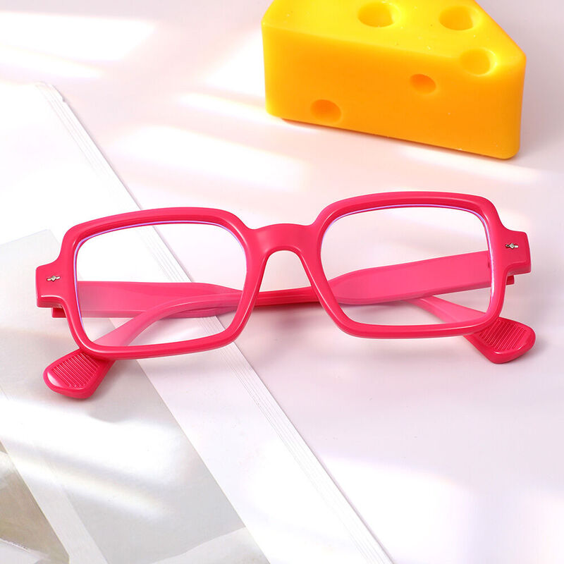 Trisna Square Pink Glasses