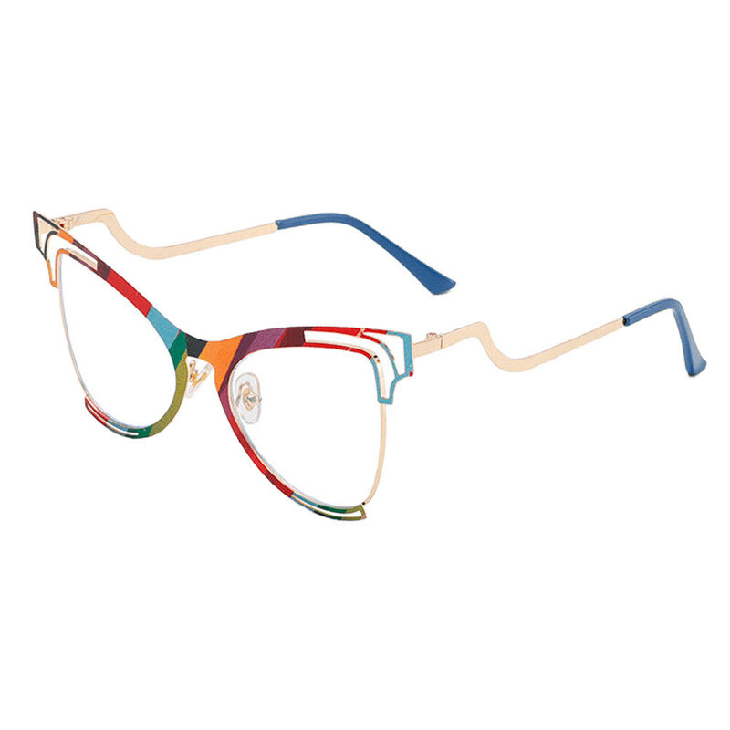 Judseen Cat Eye Multicolor Glasses