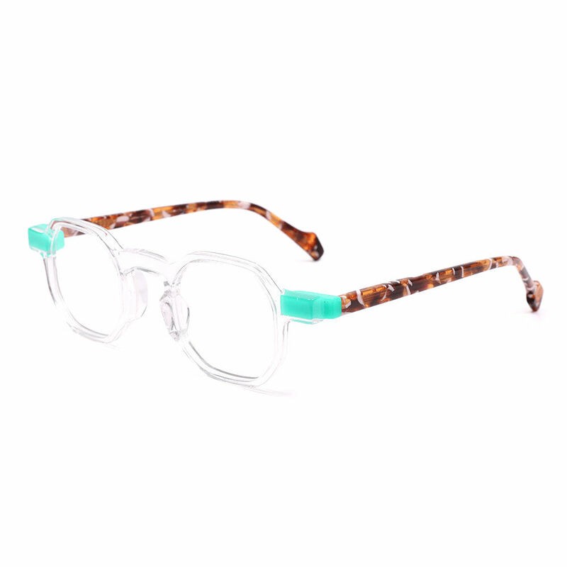 Bella Geometrische Klare Brille