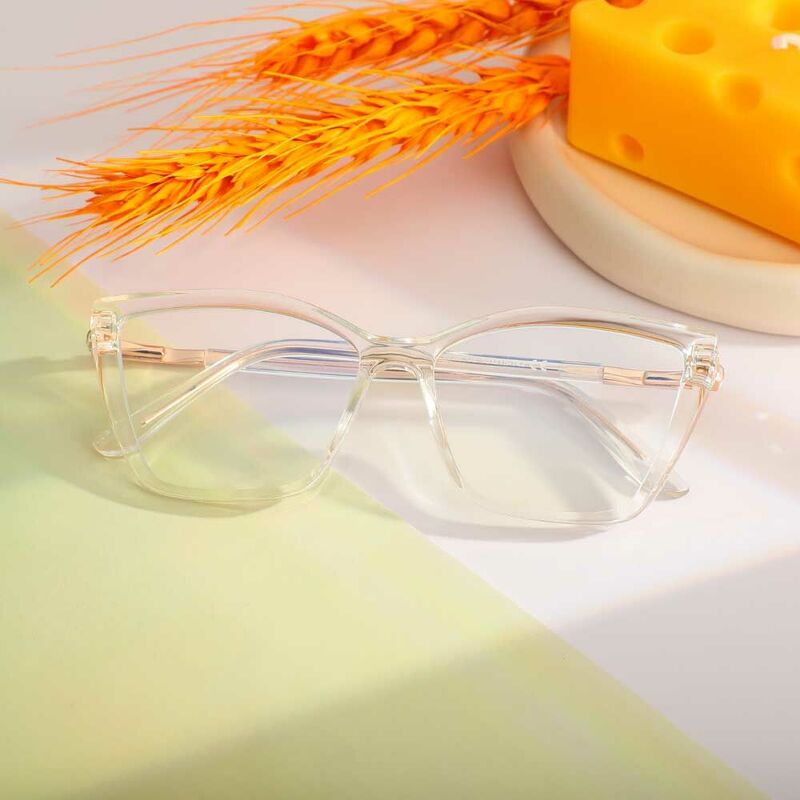 Cheryl Cat Eye Clear Glasses