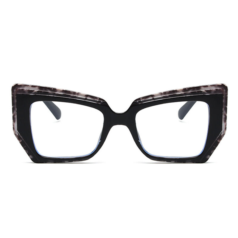 Wandy Cat Eye Black Clear Glasses - Aoolia.com