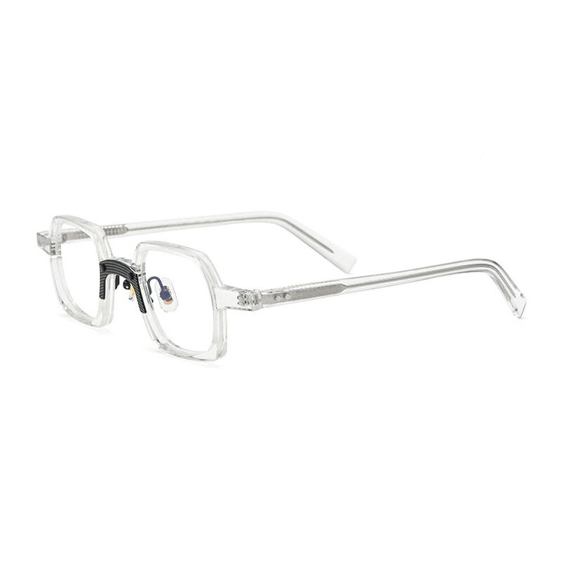 Nahum Square Clear Glasses