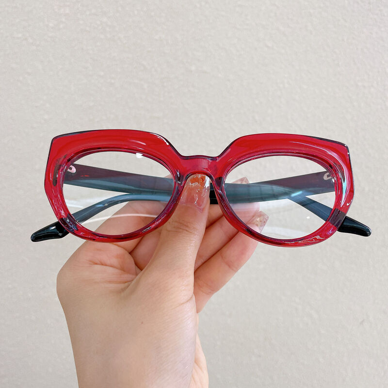 Migno Cat Eye Red Glasses