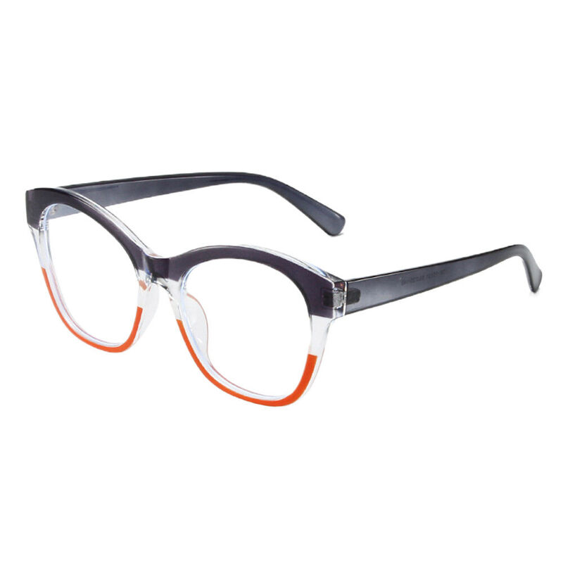 Lenee Cat Eye Gray Glasses