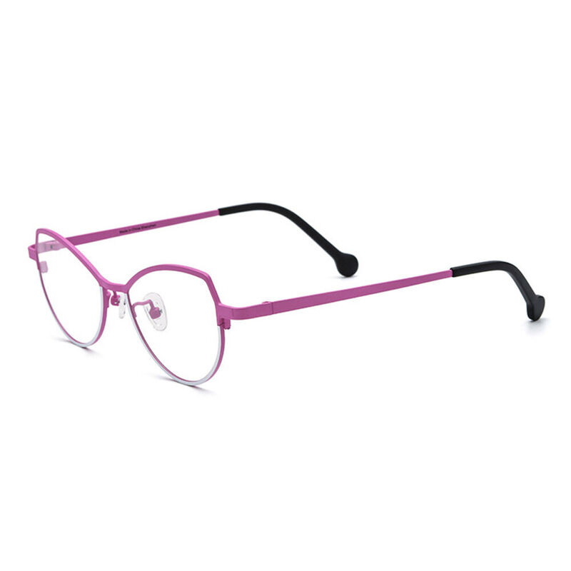 Newman Cat Eye Pink Glasses