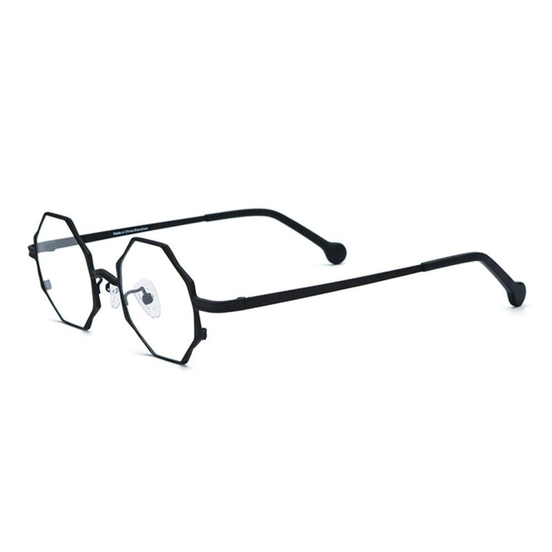 Sawye Geometric Black Glasses